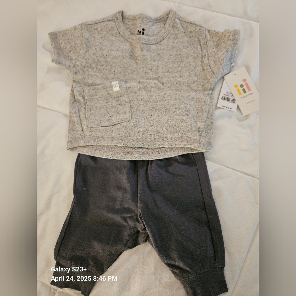 Cute Gray NB Set